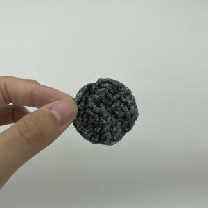 Nutrient Rich Fusion Black Rice Crackers Crunchy Crispy Round Shaped