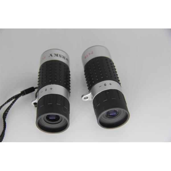 Daily Use 7x18 Pocket Monocular Telescope , Lightweight Mini Pocket Monocular With Strap