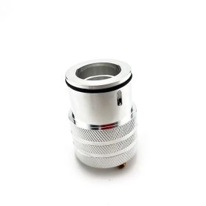 ROHS Compliant Aluminum Burrette Socket Part for Customized Precision Machining