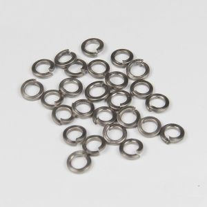 Customized Titanium Spring Lock Washers DIN 127 Surface Treatment Anodizing