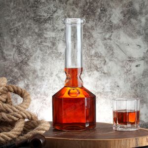 250ml 500ml 700ml 750ml Custom Square Empty Liquor Glass Bottles