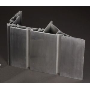 China Big Size 300 - 400mm Diameter aluminum extruded sections by 6800 ton Press on sale