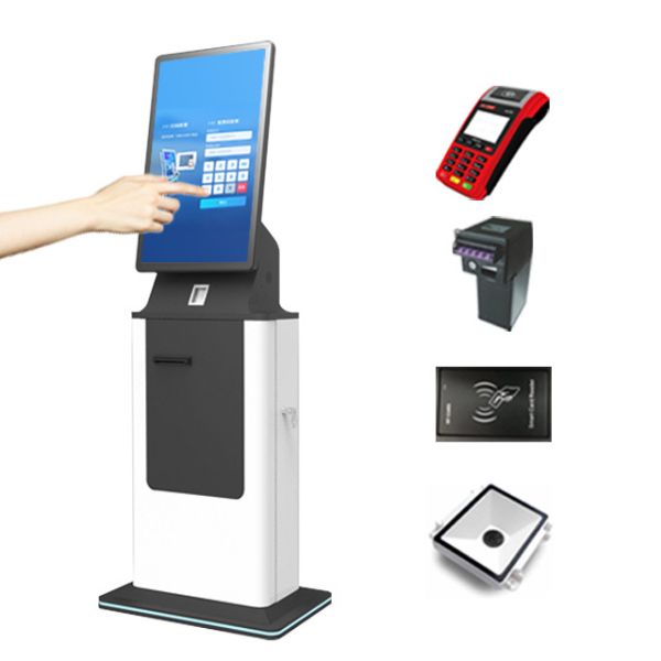 Quality NFC Self Payment Kiosk Self Order Machine With Printer QR Code Scanner wholesale