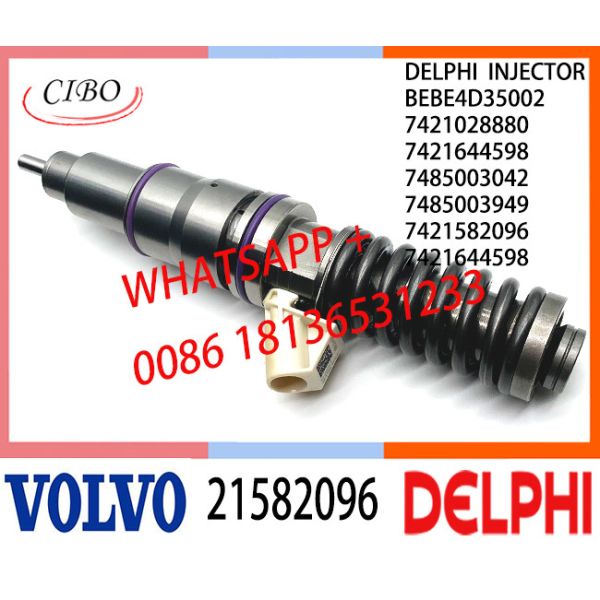 Fuel Diesel Injector 21582096 BEBE4D35002 7421028880 7421644598 7485003042 21644598 E3.18 for REN-AULTT 11LTR EURO3 HI