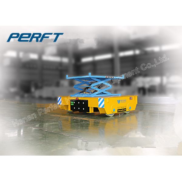 scissor hydraulic lifting rail battery transfer heavy transfer cart