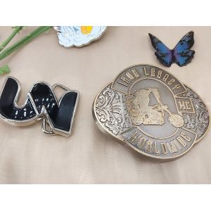 Custom Zinc Alloy Belt Buckle for Men with Logo 3-3.5 Inch