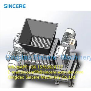 custom Industrial Plastic Shredder Crusher Pulverizer Mixer Machine