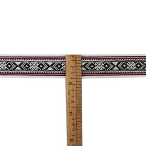 Garment 4cm Bohemia Jacquard Ribbon Trim