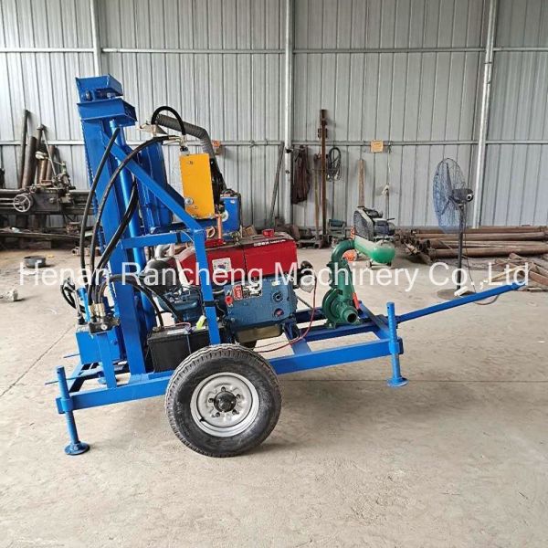Quality 150m Deep Hydraulic Water Drilling Machine With 1500Kg Hosting Capacity wholesale