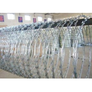 Hot Dipped Razor Barbed Wire Cross Razor Type Anti-Rust Razor Blade Barbed Wire