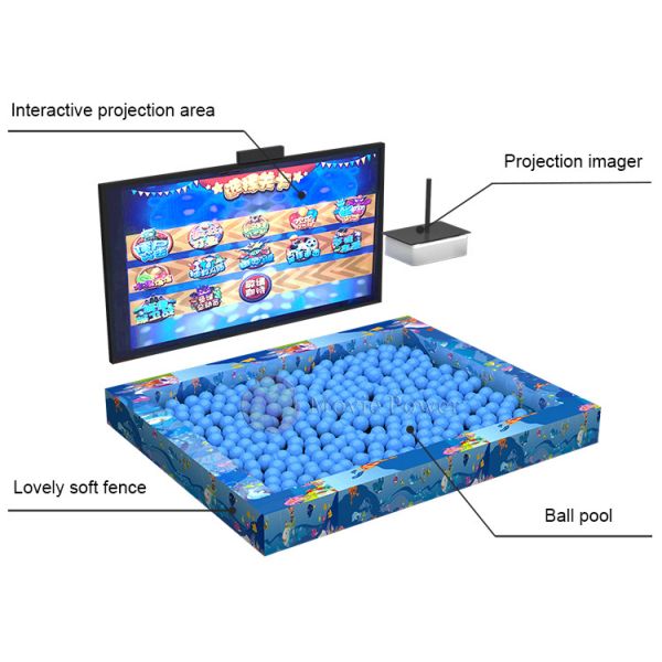 Kids Entertainment AR Interactive Projector Theme Park Zorbing Ball Gaming Equipment