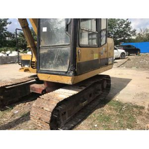 Second-hand Cate E70B Crawler Type Hydraulic Excavator with Engine Model