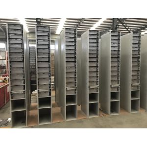 Vertical 2210mm Height 300mm Width Bank Safe Deposit Box Small Size