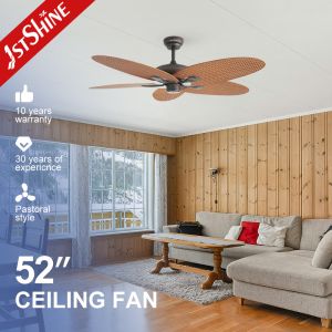 China 35W Power 5 ABS Leaf 6 Speeds Remote Control Antique Style Ceiling Fan NO Private Mold on sale