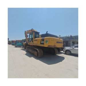 Construction Work 40ton Used Komatsu Excavator PC400-8 with Crawler Chain Moving Type