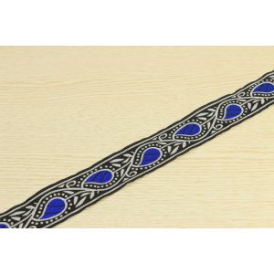 Black Woven Twill Tape 35mm Width Nonelastic Jacquard Knitting