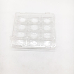 Bespoke beautiful plastic macaron tray clam shell packaging tray