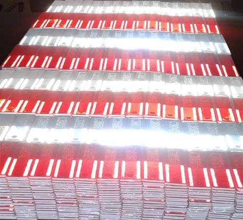 Highway Bicycle Car Truck Honeycomb Retro Reflective Stickers Adhesive Warning