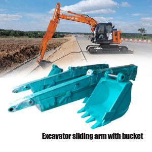 China Quality Excavator Sliding Arm Long Boom 0.8 CBM For CAT Kobelco Volvo on sale