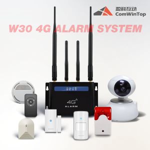 Wi - Fi Camera 4G Alarm System With Wireless Smart PIR Door Detector Siren
