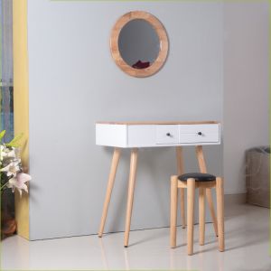 70cm Length 18KG 2 Drawer Mirrored Dressing Table Stool