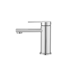 Stylish Kitchen Basin Mixer Faucet Brass Material Monobloc Chrome