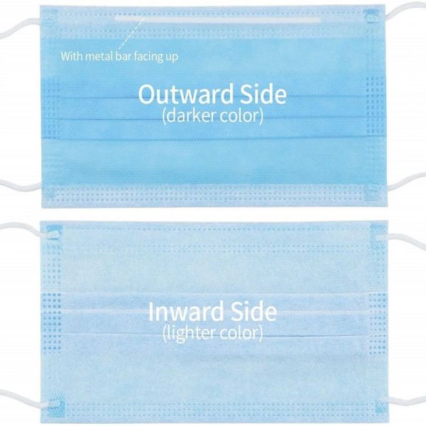 3 Ply Face Mask Disposable Face Mask Non Woven Face Mask Safety Face Mask