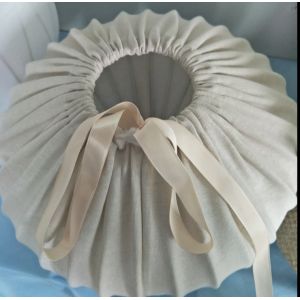 Shrink Wrap Chinese Lantern Lampshade 300*200MM Faux Linen