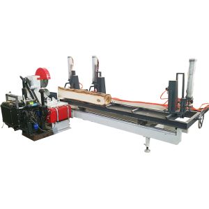 Twin Blade Automatic Woodworking Bench Saw Machine,2 Blades Circular Saw Mill