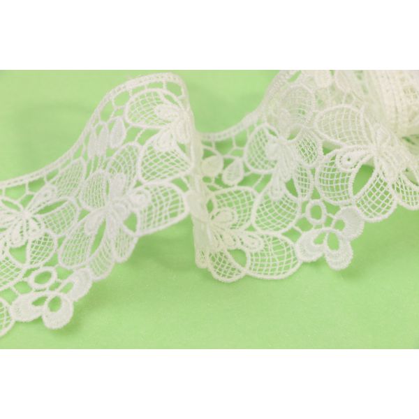 Quality Guipure Embroidered Lace Trim With 100% Polyester wholesale