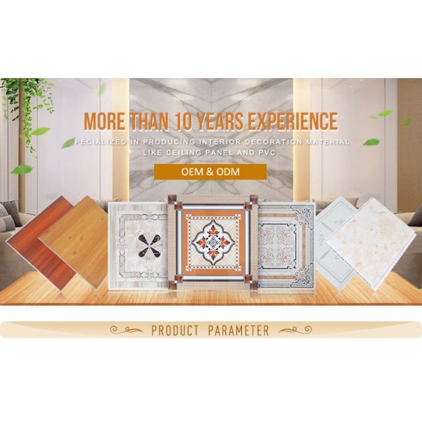 Decorative PVC Wall Ceiling Panel Moisture Proof 3D Modern Sheet