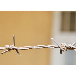 China Use Of Prison Walls Double Twisted Hot Dipped Galvanized Barbed Wire Coils on sale