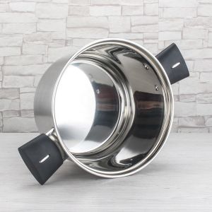 Hot Sale Pot Set New Bakelite Binaural Handle Cooking Soup Pot Set 304 Stainless