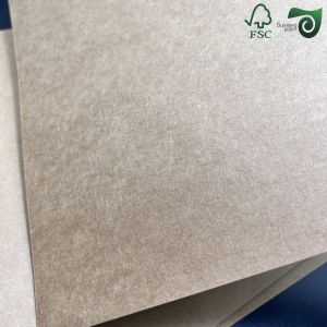 FSC 360gsm Uncoated Recycled Pulp Bobbin Fibre Paper For Tube Rolls Kraft Liner