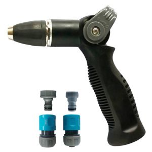 Easy Operate Metal Water Spray Gun With Adjustable Nozzle 3/4'' IPS Thread Inlet
