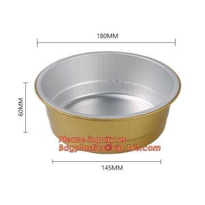 840ml Deep Disposable Aluminium Foil food grade take-away container,household
