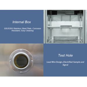 Customized 225L Temperature Humidity Chambers,Stainless Steel Plate Testing