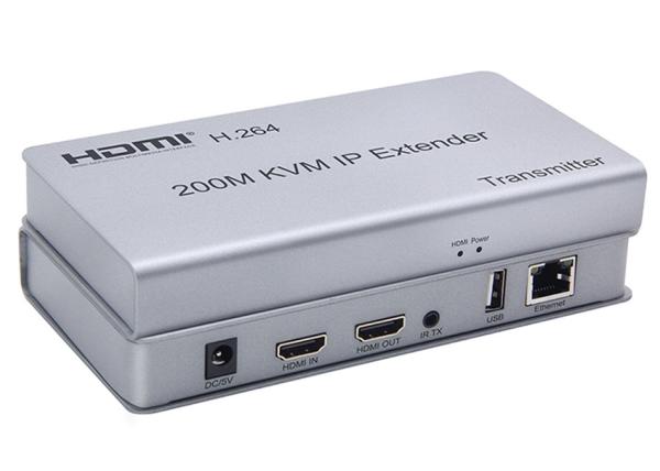 Quality Support USB Mouse Keyboard Extension HDMI KVM Extender Over IP 1080P 200M wholesale