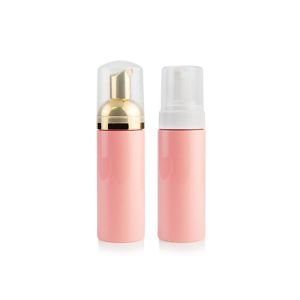 Mini Reusable Foaming Soap Dispenser 50ml Shampoo Foam Bottles Matte Nude Pink