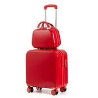 Mini suitcase lightweight small boarding travel luggage TSA lock password travel suitcase small men's 18-inch small fresh