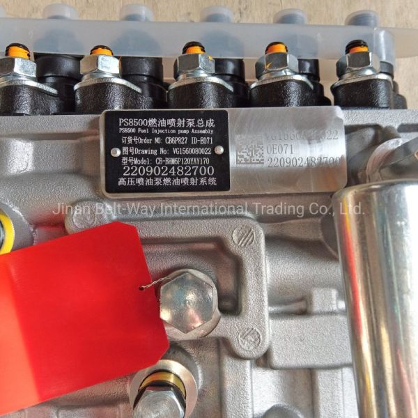 Vg1560080022 PS8500 Fuel Injection Pump for HOWO Weichai Wd615.69 336HP Fuel Injection Pump