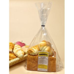 Poly PP Wicket Bag Bread Bag Transparent Package Printed 10 Colours
