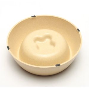 Round Dog Food Dish To Slow Down Eating Puppy Slow Feeder Customized Color