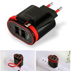 ODM 18w QC 3.0 Fast Wall Charger , 2 In 1 Multiple Fast Charger With Foldable