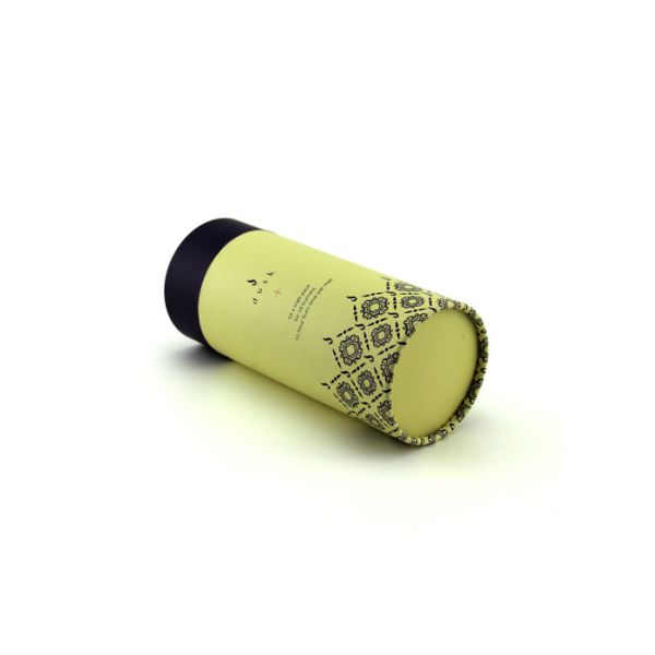 Delicate Cylinder Paper Tube Packaging with Clear PVC Window for Product Displaying