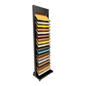 Freestanding Tower Stone Display Stand 400 X 300mm With Shelves