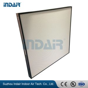 Alumiunm Frame Clean Room HEPA Filters , Mini Pleat HEPA Filter With HV