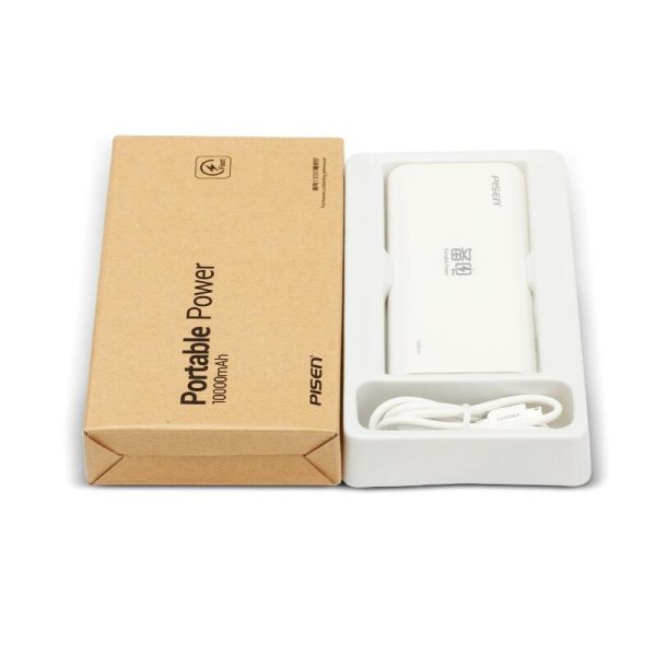 10000MAH Pisen portable power bank, original Pisen power bank, 10000MAH power bank for cell phone or tablet