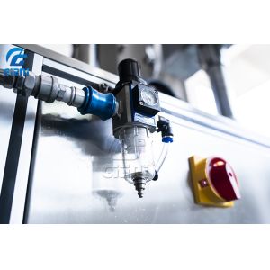 900pcs/H PLC Control Cosmetic Filling Machine With 25L Hopper