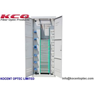 OEM ODM Fiber Optic Distribution Frame ODF 2.0m 576/720 Cores with 12fo Splice Tray for Data Center